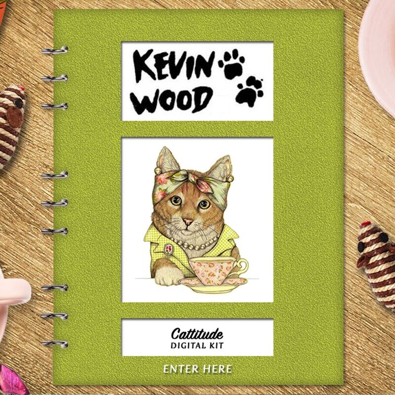 Kevin Wood 'Cattitude' Digital Kit