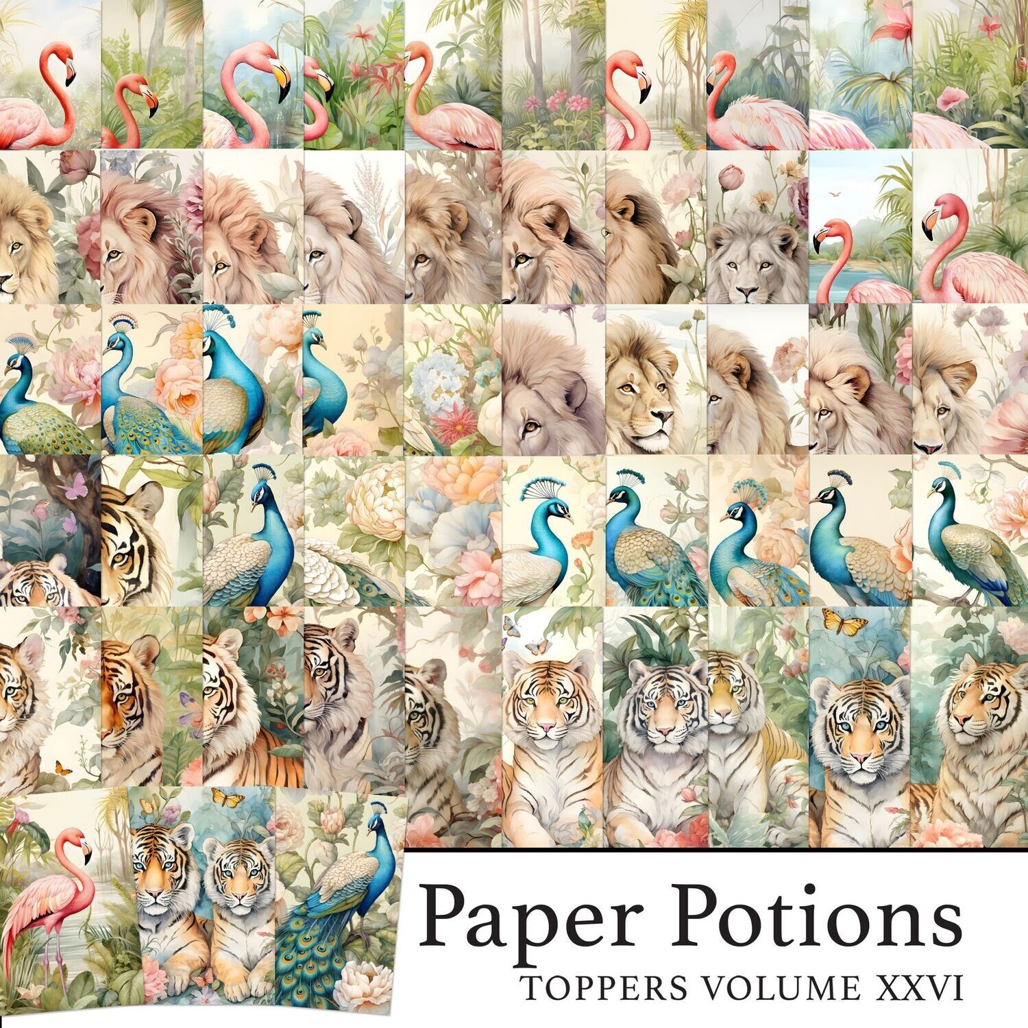 Paper Potions - 100 Toppers Vol XXVI Digital Kit