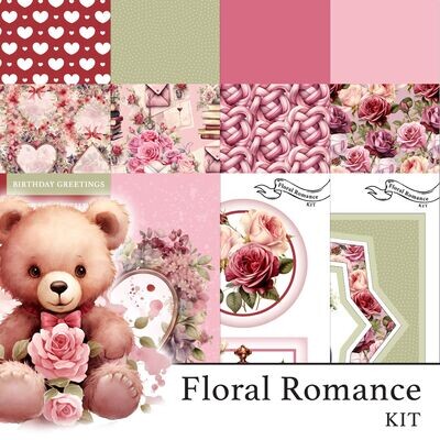 Floral Romance Digital Kit
