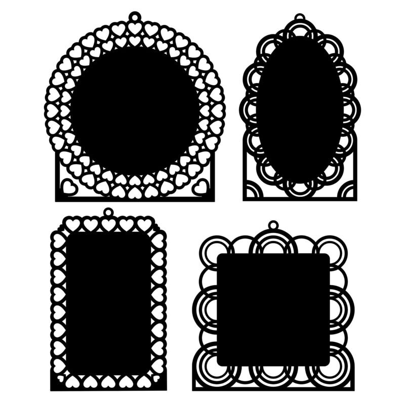 Ribbon Tent Cards Vol III SVG Files