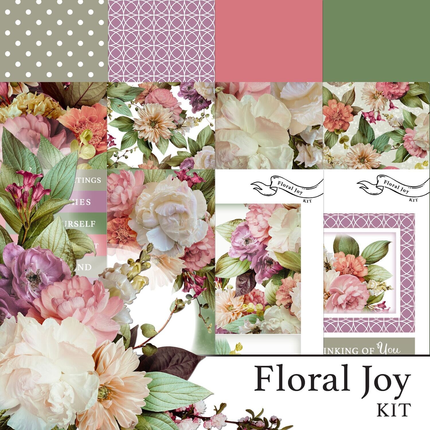 Floral Joy Digital Kit