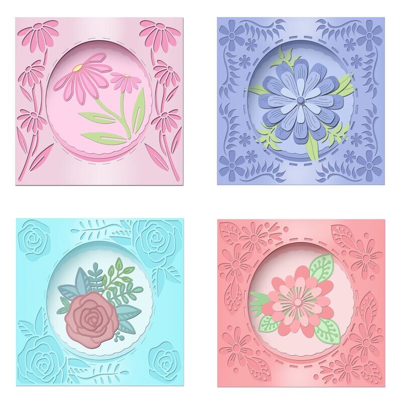Floral Aperture SVG Cutting Files