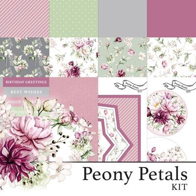 Peony Petals Digital Kit