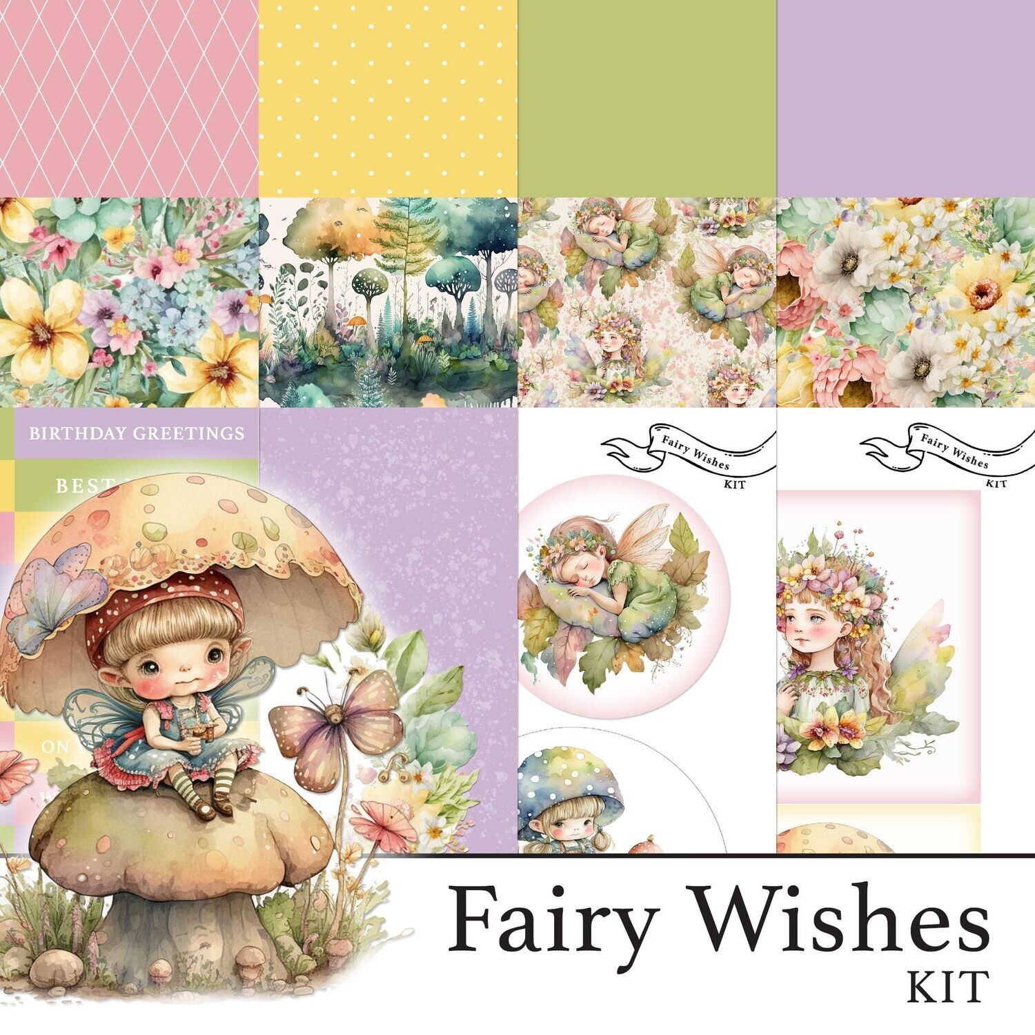 Fairy Wishes Digital Kit