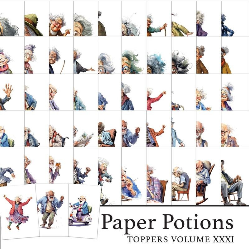 Paper Potions  - 100 Toppers Vol XXXI Digital Kit