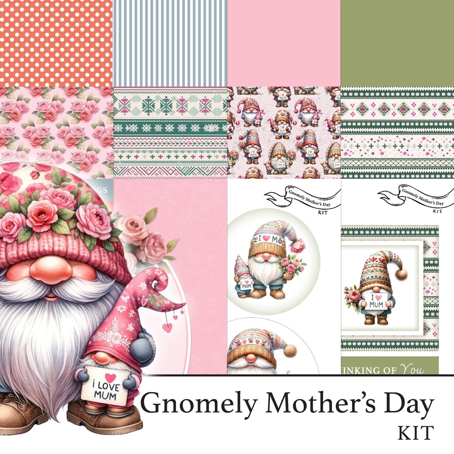 Gnomely Mother's Day Digital Kit