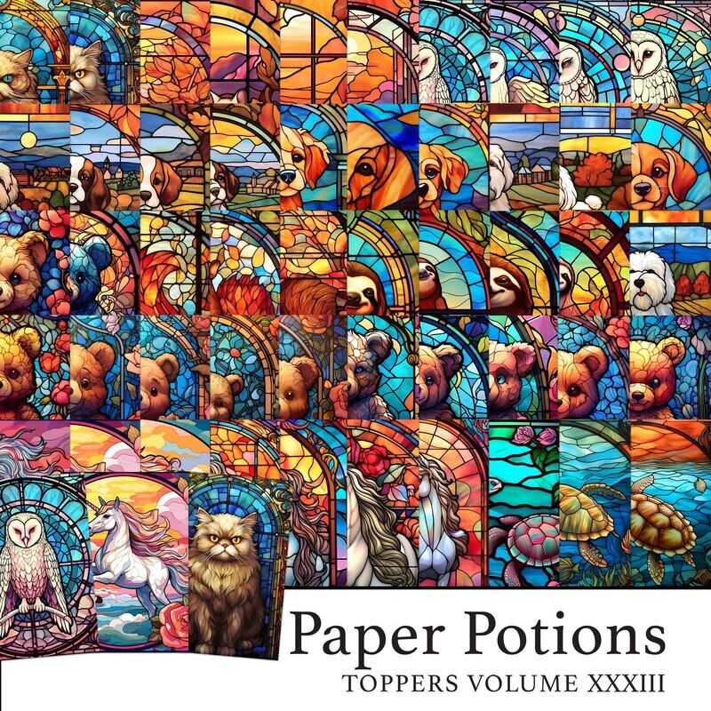 Paper Potions  - 100 Toppers Vol XXXIII Digital Kit
