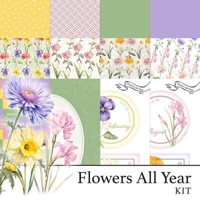 Flowers All Year Digital Kit