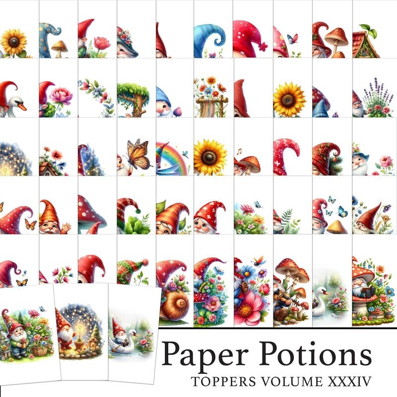Paper Potions  - 100 Toppers Vol XXXIV Digital Kit