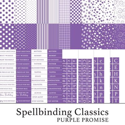 Spellbinding Classics Purples - Purple Promise Digital Kit