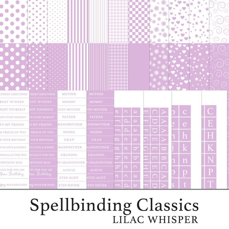 Spellbinding Classics Purples - Lilac Whisper Digital Kit