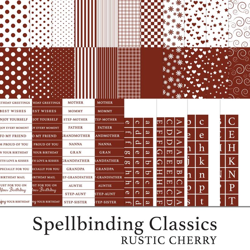 Spellbinding Classics Russets - Rustic Cherry Digital Kit