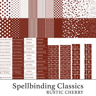 Spellbinding Classics Russets - Rustic Cherry Digital Kit