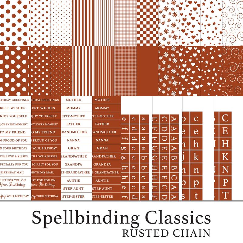 Spellbinding Classics Russets - Rusted Chain Digital Kit