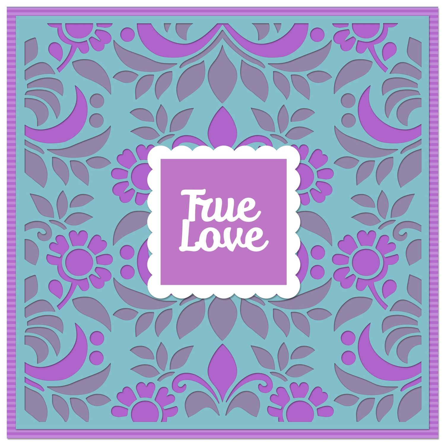 Sweet Florals Layouts SVGs