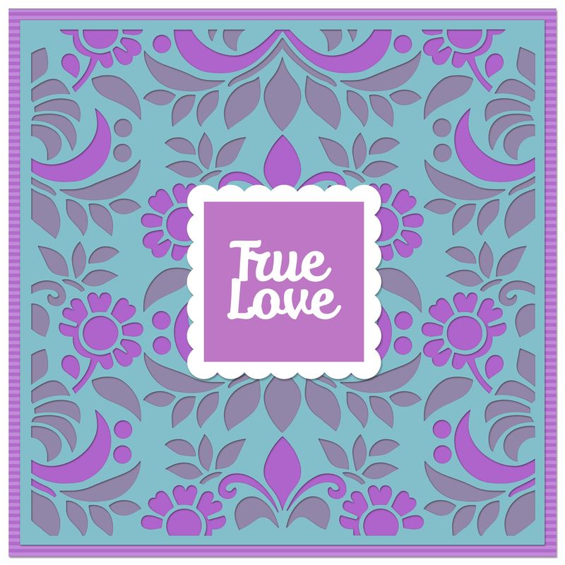 Sweet Florals Layouts SVGs