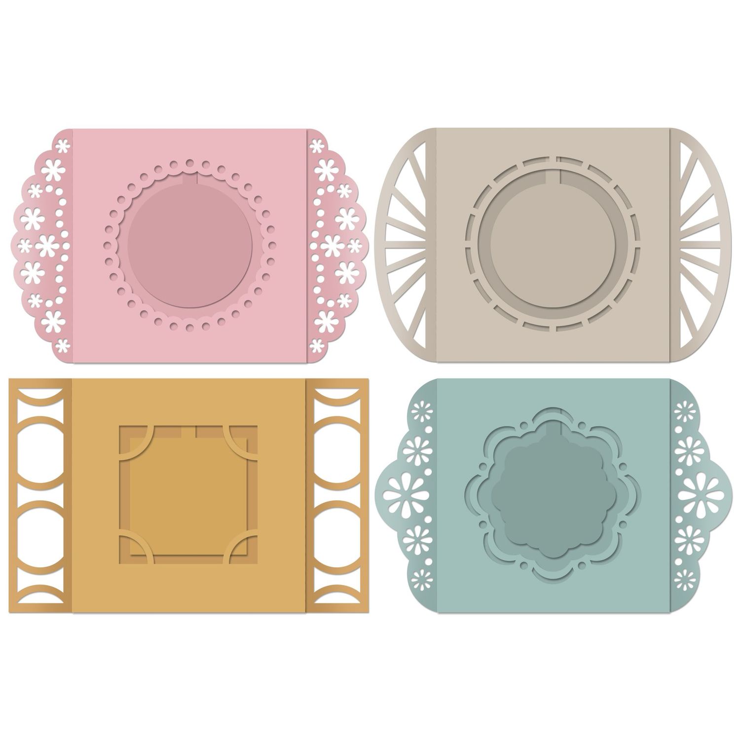 Box Aperture Dangle Cards Vol I SVG Files