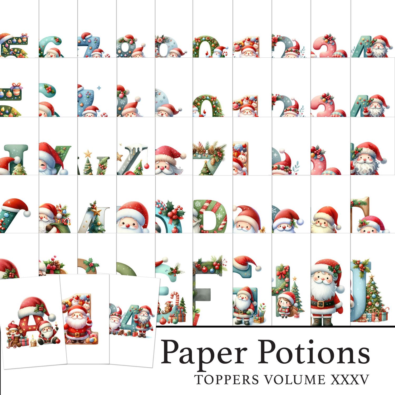 Paper Potions  - 100 Toppers Vol XXXV Digital Kit