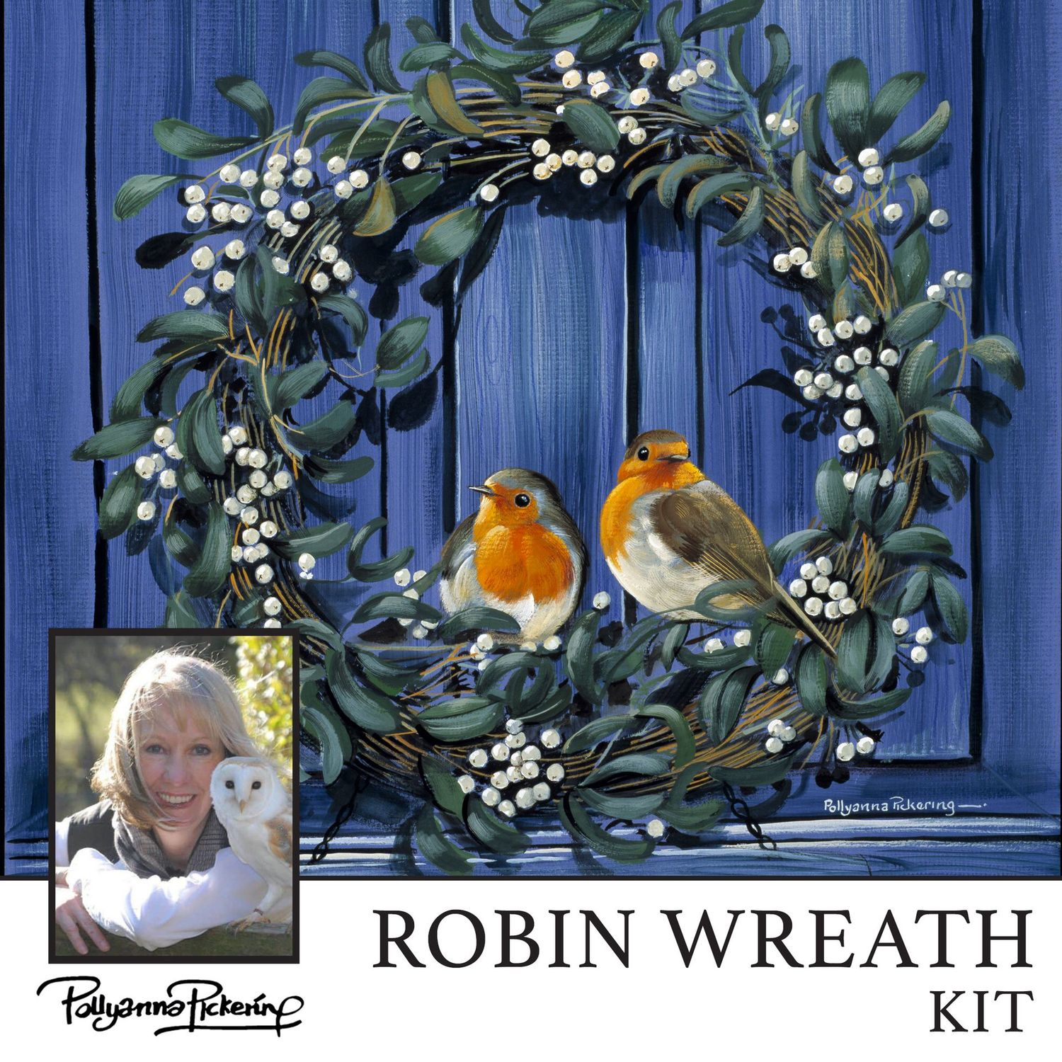 Pollyanna Pickering's Robin Wreath Digital Kit