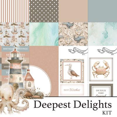 By the Seaside & Underwater Digital Kits