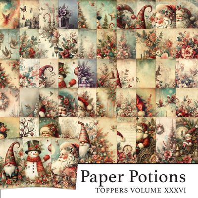 Paper Potions  - 100 Toppers Vol XXXVI Digital Kit