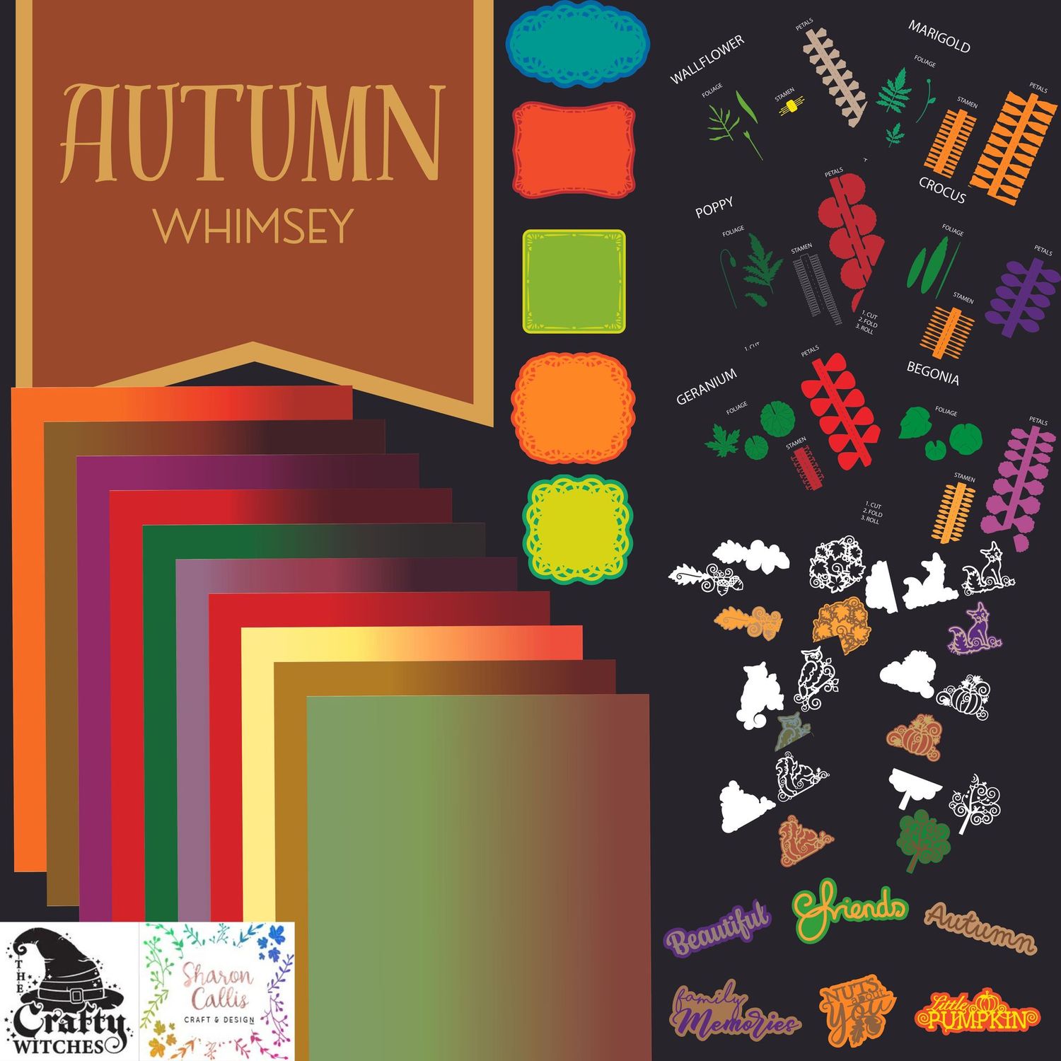 Autumn Whimsey Collection by Sharon Callis