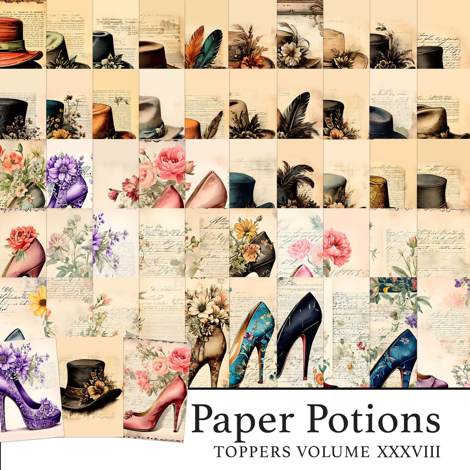Paper Potions  - 100 Toppers Vol XXXVIII Digital Kit