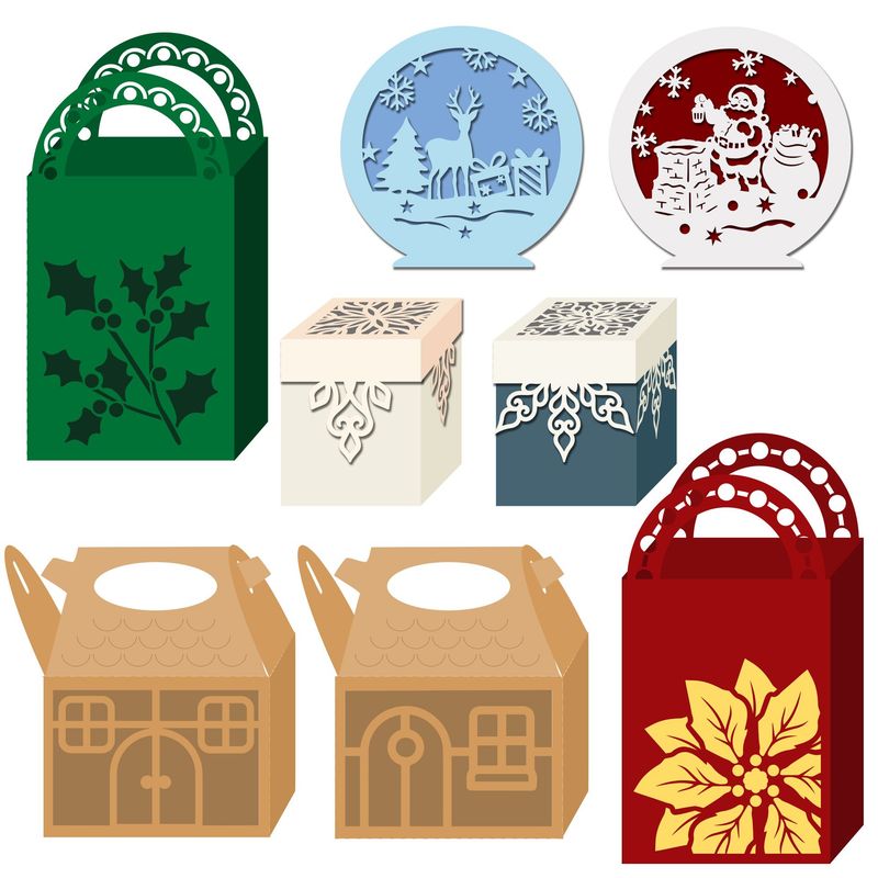 Festive Treat Box Bundle Vol II SVG Files