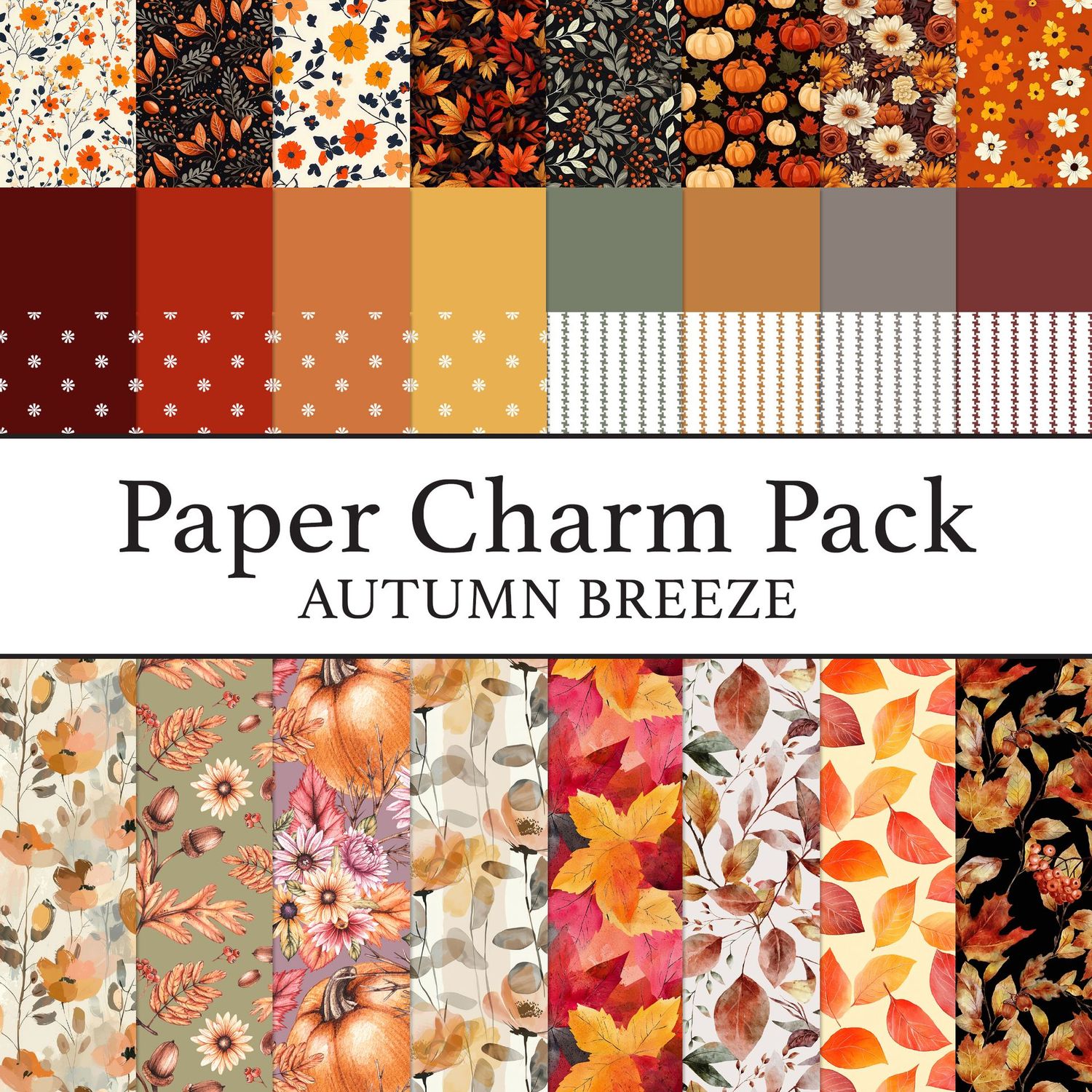 Paper Charms Pack Autumn Breeze Digital Kit