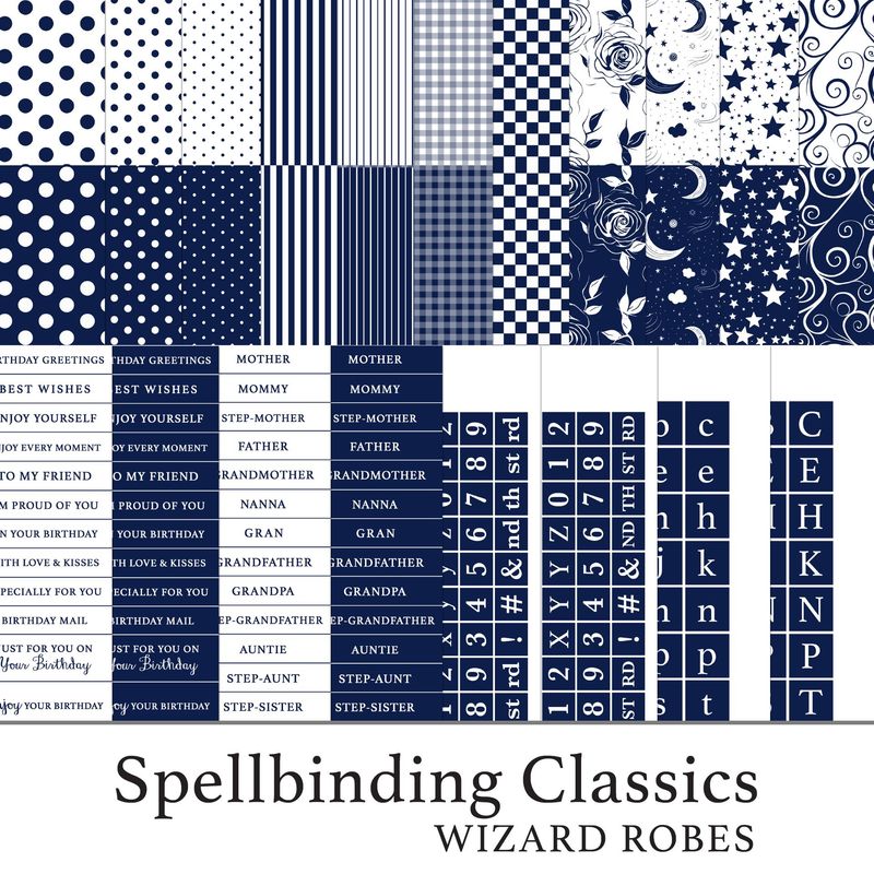 Spellbinding Classics Ian's Choice - Wizard Robes Digital Kit