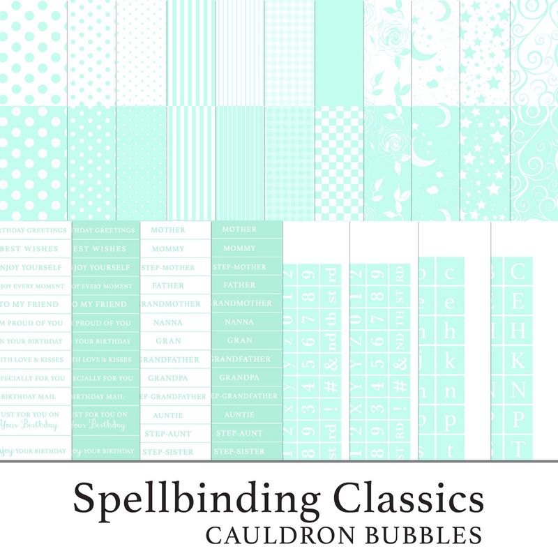 Spellbinding Classics Ian's Choice - Cauldron Bubbles Digital Kit