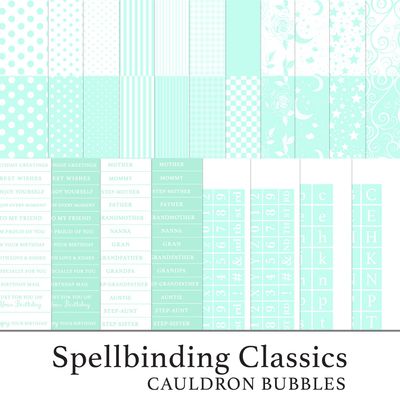 Spellbinding Classics Ian's Choice - Cauldron Bubbles Digital Kit