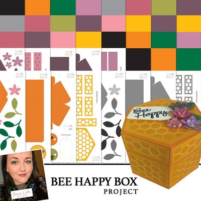 Bee Happy Box Designed by Sharon Callis