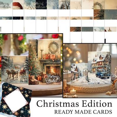 Christmas Edition Ready Made Cards Digital Kit