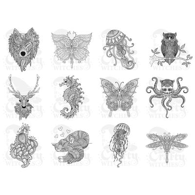 Zen Nature Digital Stamps & SVG Files