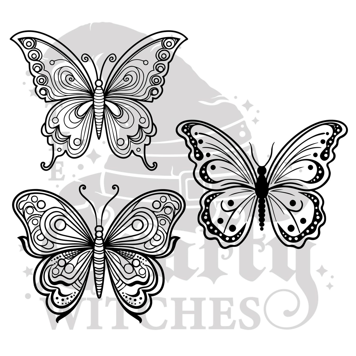 Butterfly Bounty Digital Stamps & SVG Files