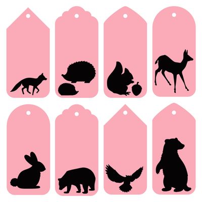 Decorative Woodland Tags SVGs Files