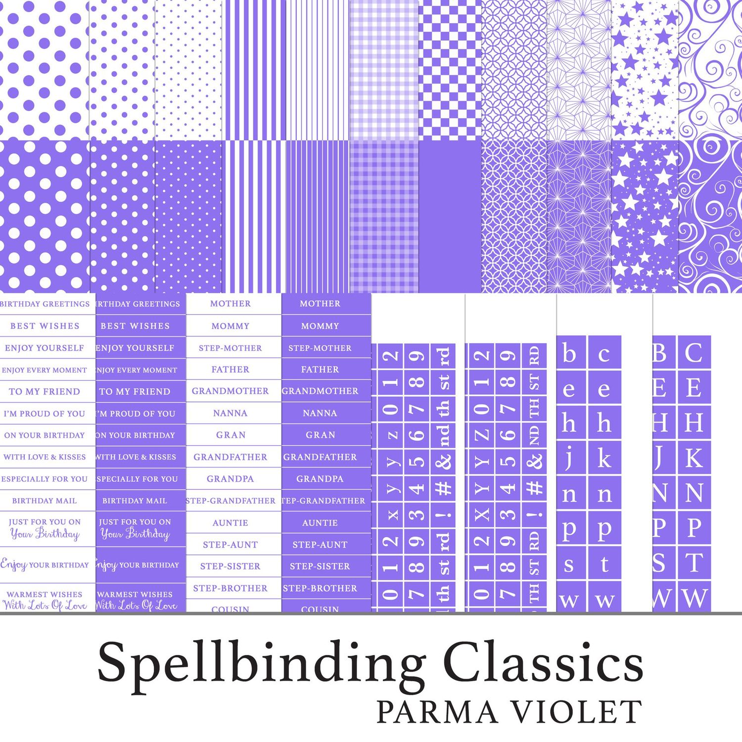 Spellbinding Classics Lisa's Choice - Vol I - Parma Violet Digital Kit