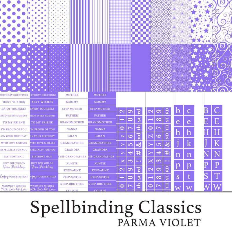 Spellbinding Classics Lisa's Choice - Vol I - Parma Violet Digital Kit