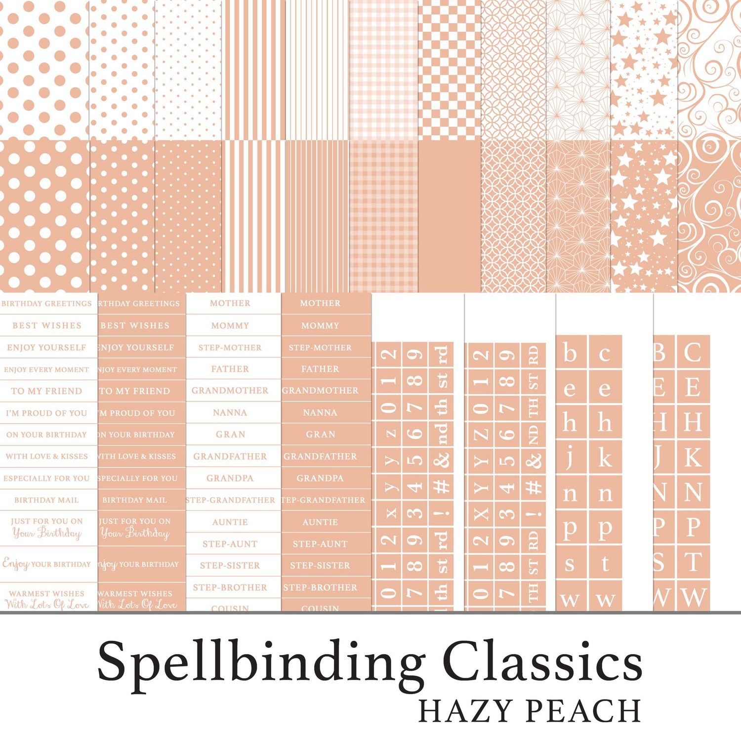 Spellbinding Classics Lisa's Choice - Vol II - Hazy Peach Digital Kit