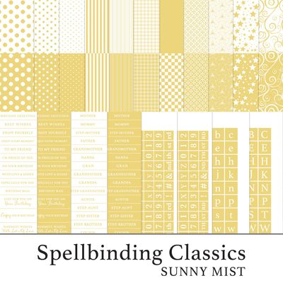 Spellbinding Classics Lisa's Choice - Vol II - Sunny Mist Digital Kit