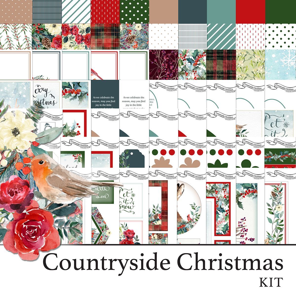 The Magical Countryside Christmas Digital Collection