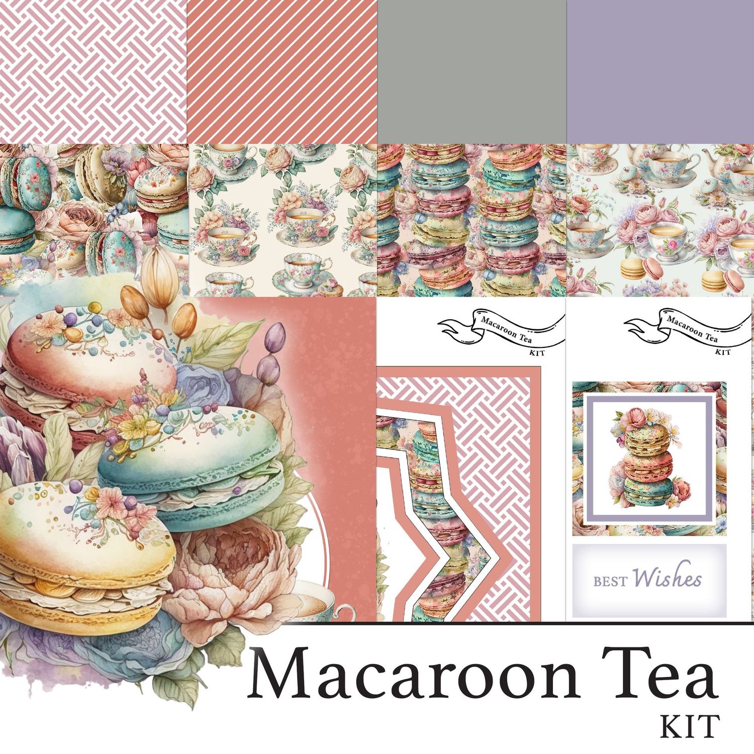 Macaroon Tea Digital Kit