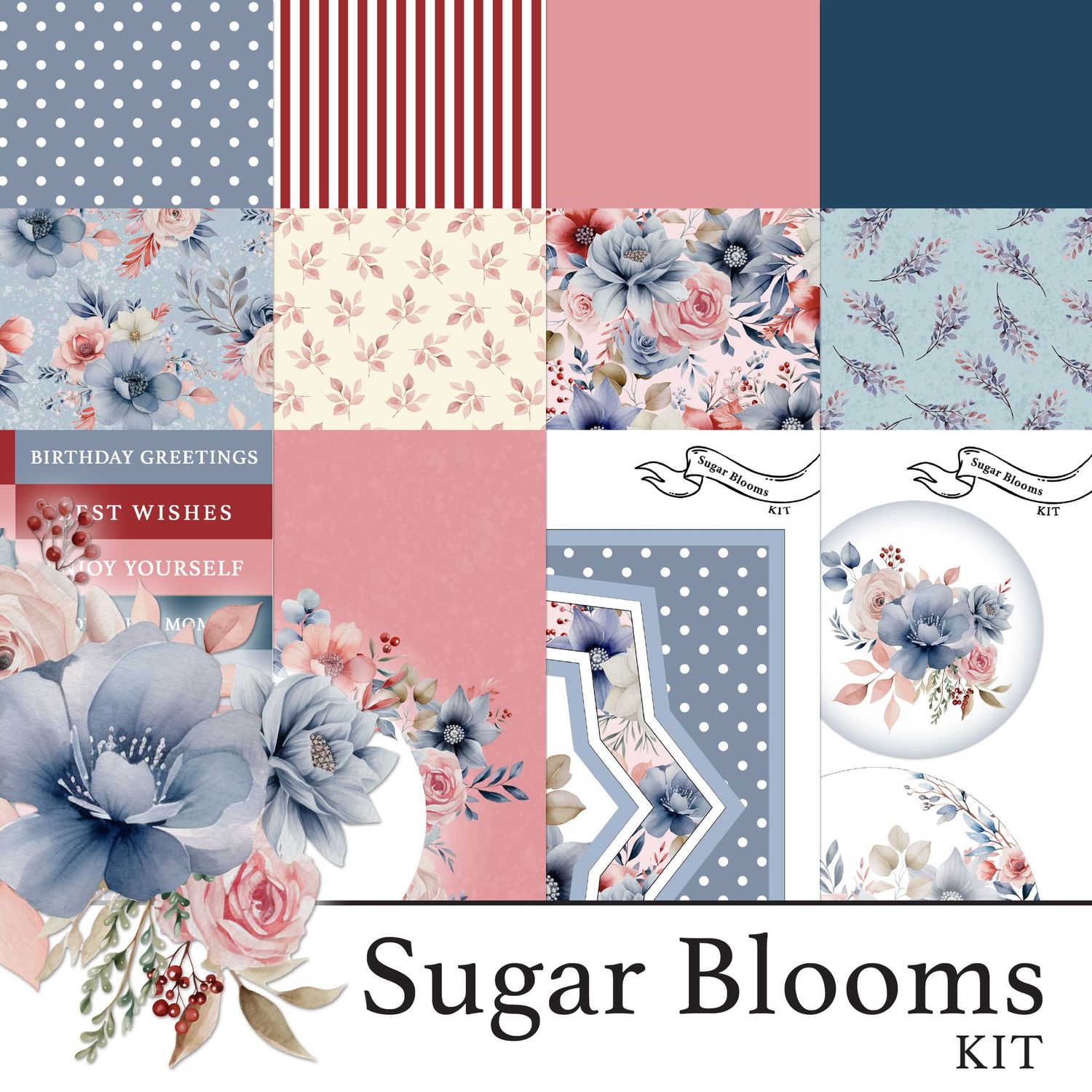 Sugar Blooms Digital Kit