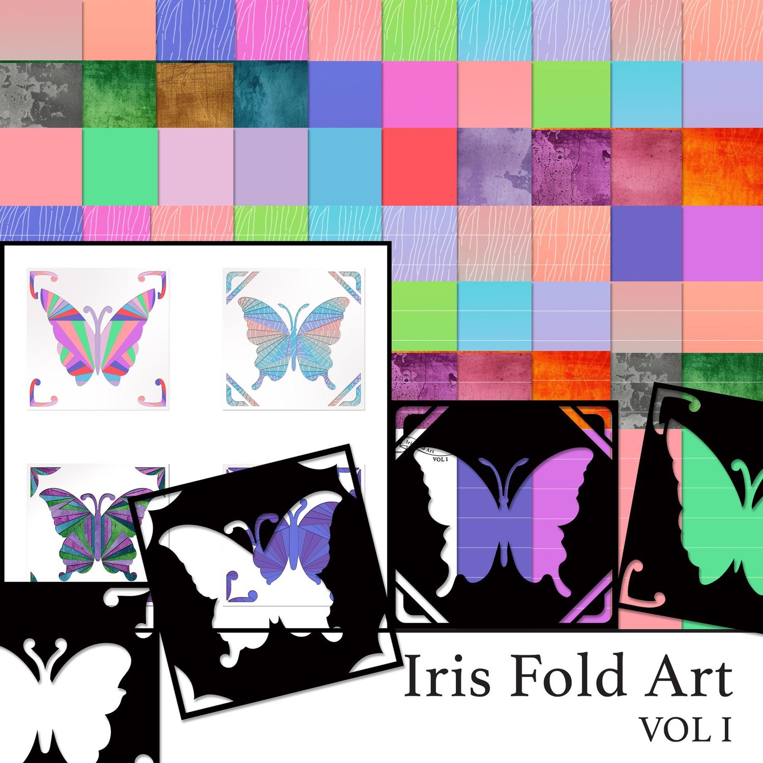 Iris Fold Art Vol I SVG Digital Kit