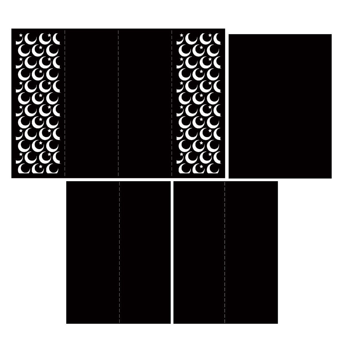 Twilight Gatefold Reveal Cards Vol III SVG Files