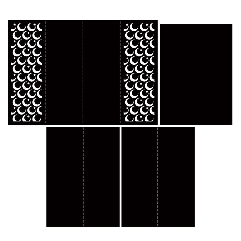 Twilight Gatefold Reveal Cards Vol III SVG Files