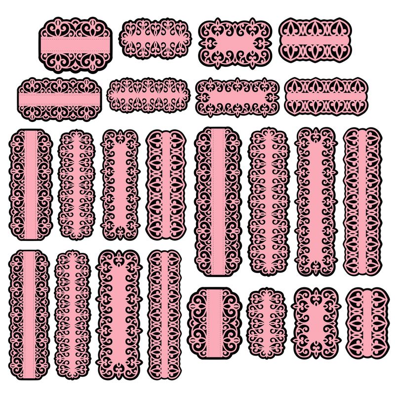 Beautiful Borders SVG Cutting Files