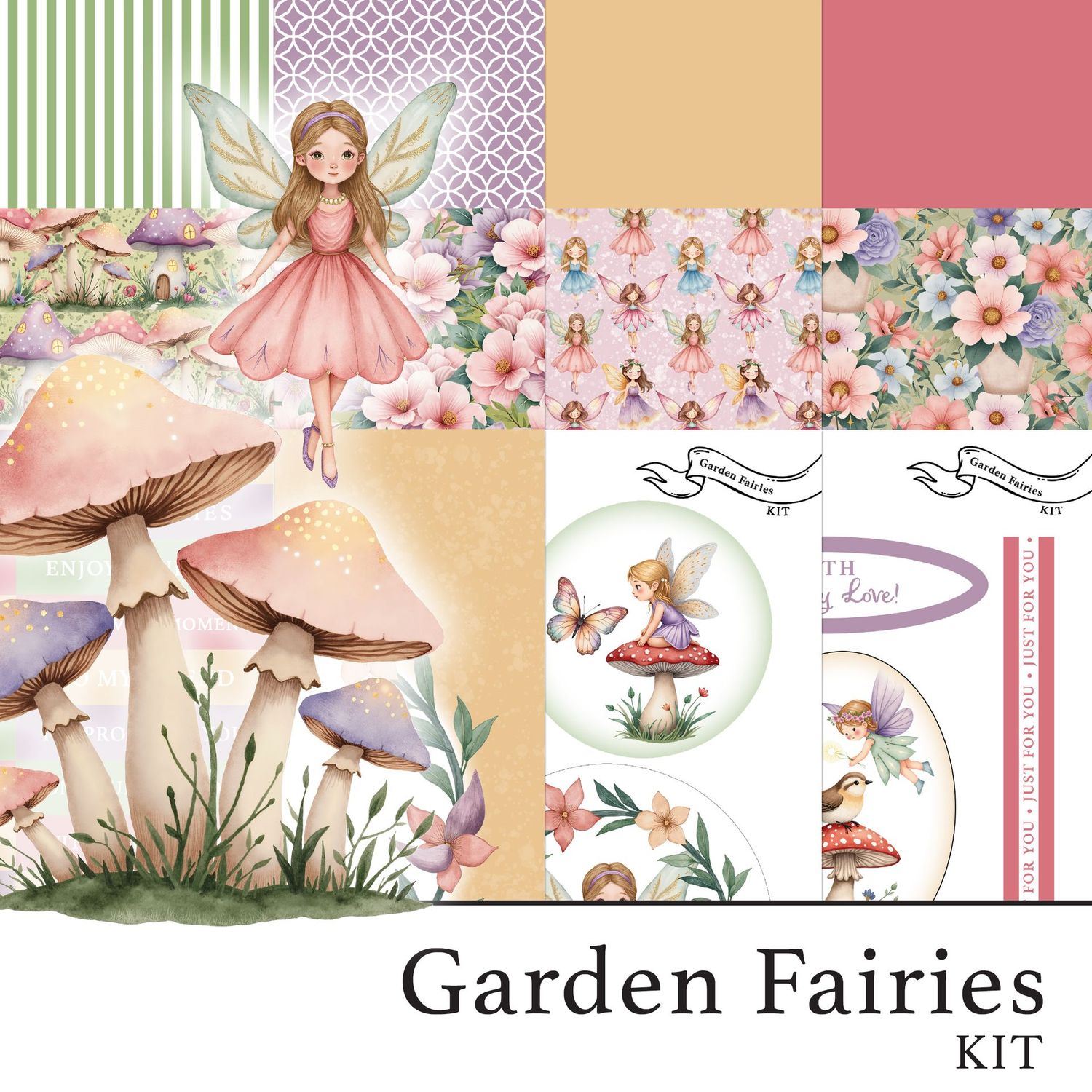 Garden Fairies Digital Kit