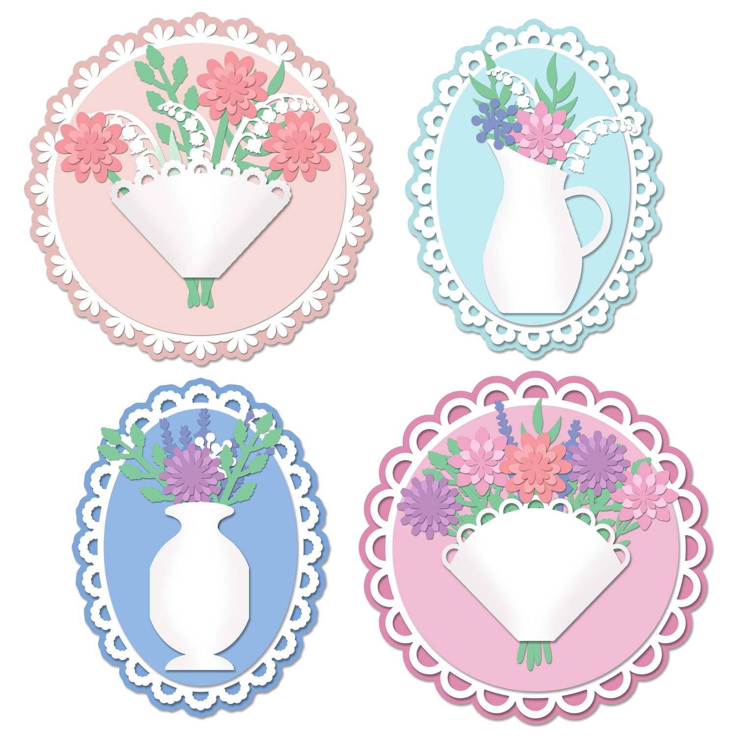 Pretty Posies SVGs Files